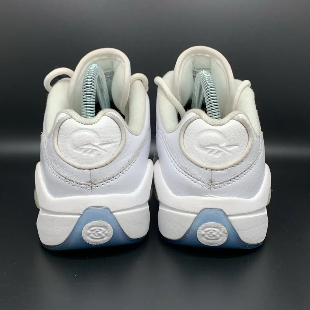 Reebok Question Low‎ White Basketball Shoes Men’s Sz 5.5 Women’s Sz 6.5 EU 37